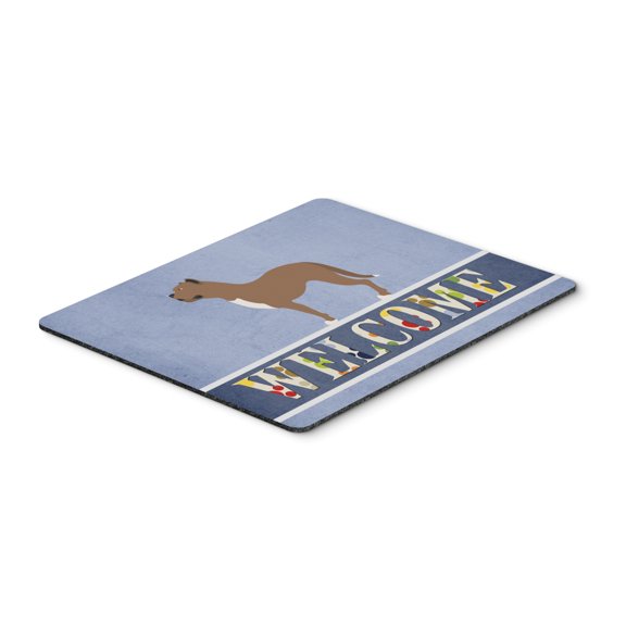 Perro de Presa Canario Mouse Pad Hot Pad or Trivet Blue