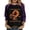 Light Purple, variant on Women's On A Dark Desert Highway Cool Wind in My Hair Flying Witch Shirt Vintage Halloween Raglan Long Length Sleeve Tops Casual Holiday Moon Print Tshirt Crew Neck Halloween Witch Tee (White,XL)