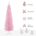 thumbnail image 4 of 6ft Artificial Christmas Tree with Plastic Stand, Ideal for Home, Office and Xmas Party Decor, 4 of 8