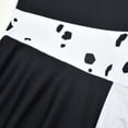 thumbnail image 7 of Girls Black White Cruella Costume Dress Halloween Long Sleeve Cosplay Outfits, 7 of 7