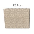 thumbnail image 5 of Pure Era Bullnose Carpet Stair Treads Protector Cover 9" x 30" Indoor Non Slip Self Adhensive Set of 12,Cream Gray Diamond Trellis, 5 of 9