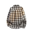 thumbnail image 4 of Awdenio Men's Clothing Button Down Shirts Regular Fit Long Sleeve Casual Plaid Flannel Blouse/T-shirt, 4 of 4