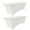 Ivory, variant on Eurmax 8Ft Rectangular Fitted Spandex Tablecloths Table Covers(Champagne)