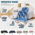 thumbnail image 4 of Tyidzon Bedding 200x150cm Blanket Blue Velvet Blanket Nap Blanket Velvet Cover Blanket Conditioning Blanket Winter Thick Velvet Blanket, 4 of 6
