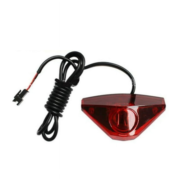 YAAQII for LED Electric Bike Scooter Rear Tail Light 6-80V Wide Voltage Safety Brake Lamp Waterproof Night Cycling Light with 1.6m Cable for E-Bike Scooter Car