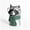 B, variant on CHJK Cute Resin Animal Head Flower Pot, Mini Desktop Planter With Detachable Glasses and Scarf, Succulent Pot for Home Office Shelf