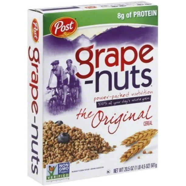 Post GrapeNuts Cereal, 20.5Ounce Boxes The Original (Pack Of 4) By
