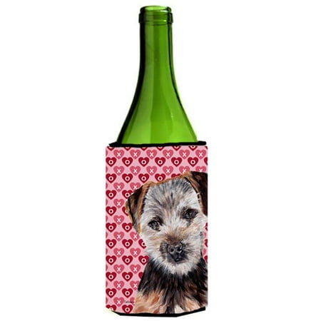 

Norfolk Terrier Puppy Hearts And Love Wine bottle sleeve Hugger 24 Oz.
