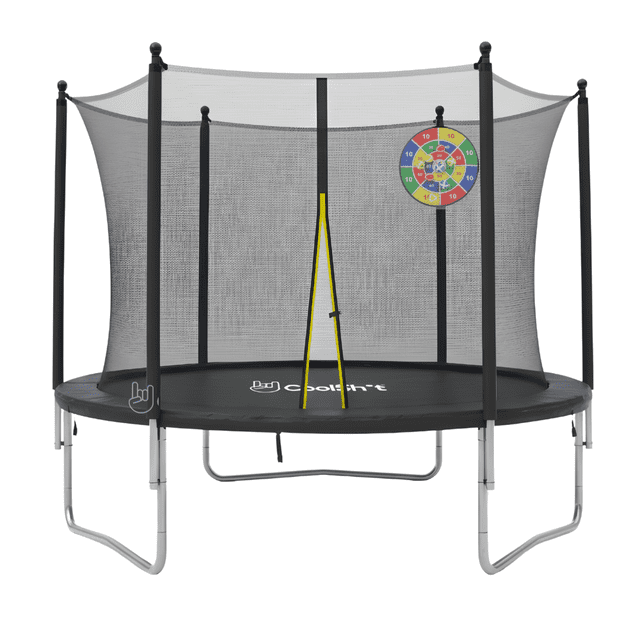 COOLSHT Brincolin Trampolin para Niños 8 Pies Con Juego y Calcetas