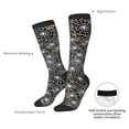 thumbnail image 3 of Daiia Sports Socks Spider Cobweb Printed Novelty Crew Socks for Men Women Knee High Socks Cotton Socks Soft & Breathable Support Unisex Socks, 3 of 9