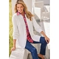 thumbnail image 4 of Woman Within Plus Size Petite Perfect Long Sleeve Shirt, 4 of 6