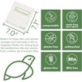 thumbnail image 2 of 100% Compostable Food Storage Bags [Quart 100 Pack] Eco-Friendly Freezer Bags, Resealable Heavy-Duty, Reusable, Off-White by, 2 of 5