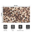 thumbnail image 5 of Beige and Brown Leopard Pattern Door Rugs,Washable Non Slip Door Mats Indoor,Decorative Door Mats,Entry Mat Indoor for Entrance,Bedroom,Kitchen,Bathroom,17"x30", 5 of 6