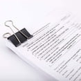 thumbnail image 2 of hotelus Binder Clips, Noir, 12 Count, 2 of 5