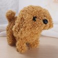 thumbnail image 1 of Chien en Peluche Simulation Électronique Interactif Chiot + Corde de Traction Marche Aboiement Queue Jouets Compagnon pour Enfants, 1 of 9