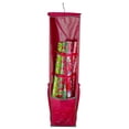 thumbnail image 2 of Northlight 36” VerticalHanging Christmas Decoration Organizer Storage Bag - 36" -  Red and Green, 2 of 4