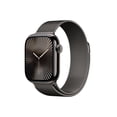 thumbnail image 1 of Smartwatch Apple Series 10 GPS + Cellular Caja de titanio color pizarra de 42 mm Correa estilo milanés color pizarra, 1 of 4