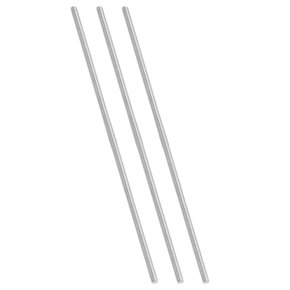 Uxcell 3/8"-16 Fully Threaded Rod, 3Pcs 12" Length 304 Stainless Steel Thread Screw
