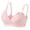 Pink, variant on 4 Pack Nursing Bras for Breastfeeding Seamless V Neck Maternity Bra Women Pregnancy Breastfeeding Bra