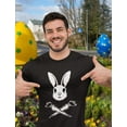 thumbnail image 5 of Tstars Mens Easter Holiday Shirts Pirate Bunny Easter T Shirt Rabbit Skull Crossbones Egg Hunt Tee Happy Easter Party Shirts Humor Funny Easter Gifts for Him Men T Shirt, 5 of 6
