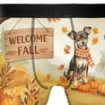 thumbnail image 4 of Welcome Fall Toy Fox Terrier Cozy Autumn Field Pumpkins Golden Leaves All Over Print Boxer Briefs Underwear for Men Dad Dog Lover - 12013, 4 of 6
