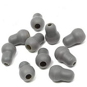 HonsCreat 10PCS Super Soft Earplug Eartips Earpieces For Littmann Stethoscope (Gray)