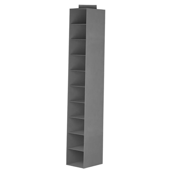 Organizador de zapatos colgante Armario colgante Artículos para el hogar Resistente Transpirable Simple Multi gris