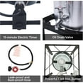 thumbnail image 5 of Red Mountain Valley Propane Gas Single Burner, Outdoor Camp Stove with 36Qt Pot and Timer, Seafood Boil, Outdoor Propane Stove for Home Brewing, Turkey Fry, Camping, 5 of 7