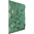 thumbnail image 2 of 19 5/8"W x 19 5/8"H Leto EnduraWall Decorative 3D Wall Panel, Universal Pearl Metallic Sea Mist (Covers 2.67 Sq. Ft.), 2 of 6