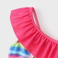 thumbnail image 4 of My Little Pony Toddler Girls Swimsuit Graphic One Piece Ruffle Swimwear One Shoulder Bathing Suit Sizes 5-6Y, 4 of 8