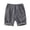 Gray, variant on WRKEKC Men's Athletic Shorts Solid Color Corduroy Fitness Training Breathable Elastic Waist Shorts with Pocket 5-Inch Inseam
