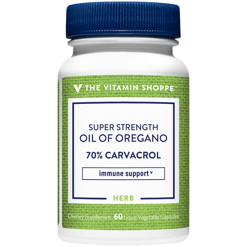 The Vitamin Shoppe Super Strength Oil of Oregano 45MG (70 Carvacrol