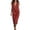 A-Red186, variant on SONXAHE Side-Pocket Midi Dress for Women Sleeveless Cowl-Neck Weekend Casual Mid-Length Dresses