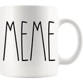 thumbnail image 1 of Meme Coffee Mug Meme Rae Dunn Inspired Rae Dunn Style Birthday-Merry Christmas-Mother Day Family Coffee Mug Birthday Present For The Best Meme Ever Coffee Cup 11oz,White,11oz, 1 of 5