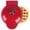 Red, variant on Professional Mini Waffle Maker for Home Breakfast, Non-Stick Portable Waffle Iron for Individual Pancakes and Snacks, Fast Heating Electric Griddle, Compact Kitchen Appliance