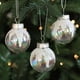 thumbnail image 2 of Juego de 6 bolas navideñas de plástico irrompibles de 6 cm, coloridas, para colgar en la pared, elegantes y reutilizables, para decorar la Navidad, 2 of 5