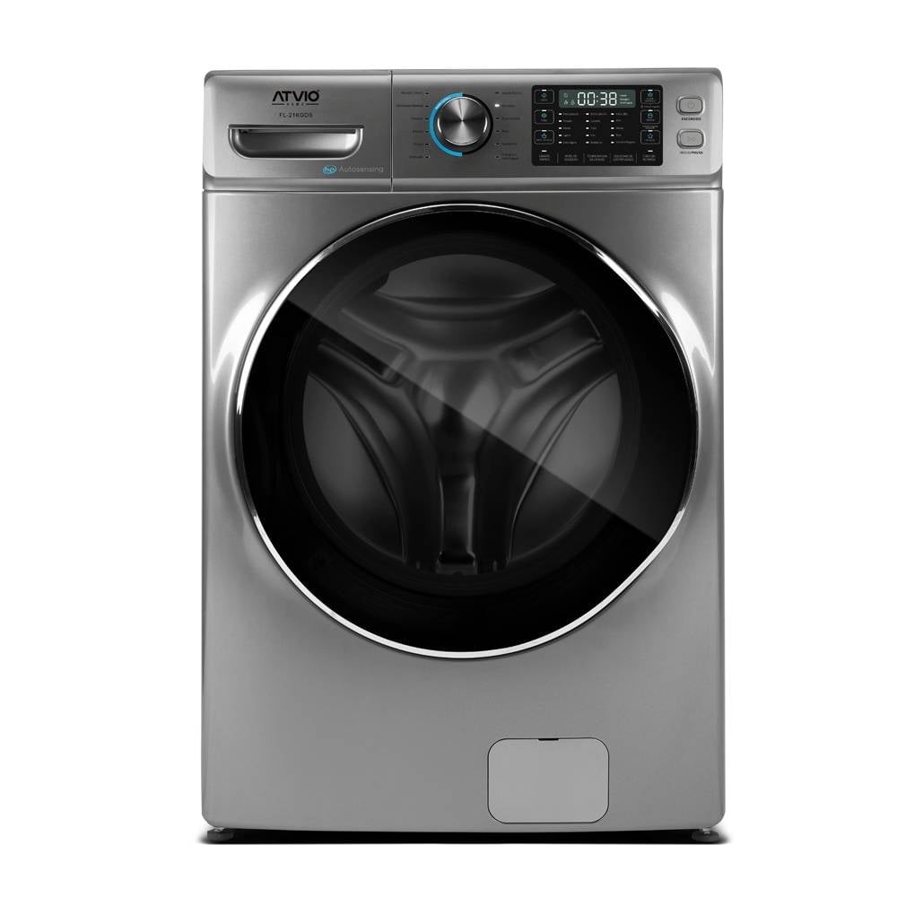 Lavadora Atvio Automatica 21 Kg Carga frontal Gris