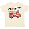 thumbnail image 3 of Inktastic I'm 3 Fire Truck 3rd Birthday Boys or Girls Toddler T-Shirt, 3 of 5