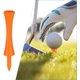 thumbnail image 3 of Tees de golf de plástico naranja Brillar 70 mm 100 piezas, 3 of 5