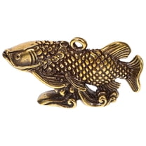 Ornament Brass Carp Monotonous Room Decoration Antique Desktop