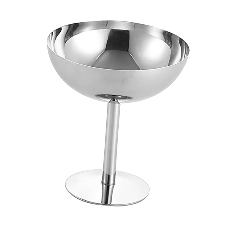 Details about   Stainless Steel Ice Cream Cup Dessert Salad Sorbet Bowl Dish for Home Bars 