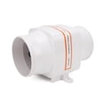 thumbnail image 3 of Soplador de aire de sentina de 4 pulgadas 270CFM en línea eléctrico impermeable blanco para barco marino DC 24V, 3 of 5