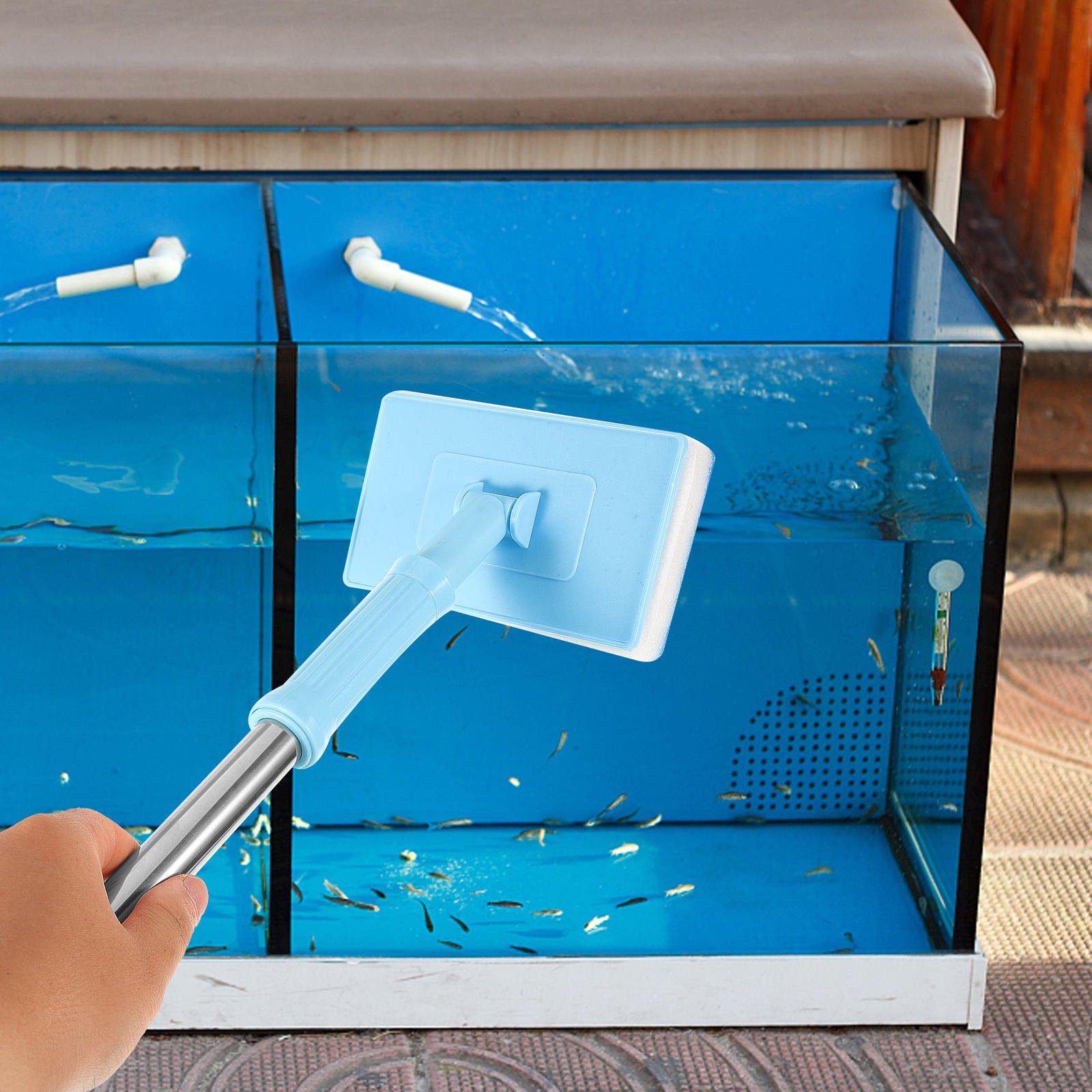 HOOWIFFY Plastic Fish Tank Siphon Assorted Color for Easy Aquarium Water Change