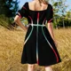 thumbnail image 5 of MEXICO ART Short-Sleeved Dress Bride dresses cocktail dresses women's clothing trend, 5 of 7