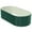 Green, variant on Zimtown 6x3ft Oval Steel Raised Garden Bed (2 pack) - Galvanized Starlight Silver, Indoor/Outdoor