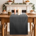 thumbnail image 2 of Table Runner 120 Inches Long for Kitchen Dining, Grey Ombre Dresser Scarf Farmhouse, Dining Table Decorations for Wedding/Parties, Contemporary Gradient Abstract Art 13 x 120 In, 2 of 8