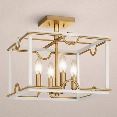 

Luxury English Country Ceiling Light Matte White UQL5271