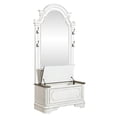 thumbnail image 3 of Liberty Furniture Magnolia Manor 2 Piece Mirror Hall Tree Storage Set - White, 3 of 3