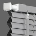 thumbnail image 6 of LazBlinds No Tools No Drill Cordless 1" Vinyl Mini Blinds, 100% Blackout Blinds for Indoor Windows, Room Darkening Privacy Window Blinds and Shades for Interior, 47" W x 48" H, Grey, 6 of 6