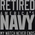 thumbnail image 3 of CafePress - US Navy Retired Not Deco - Pullover Hoodie, Classic & Comfortable Hooded Sweatshirt, 3 of 4